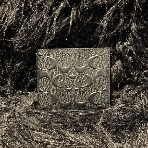 Compact ID Wallet In Signature Leather - Picture 2 of 7